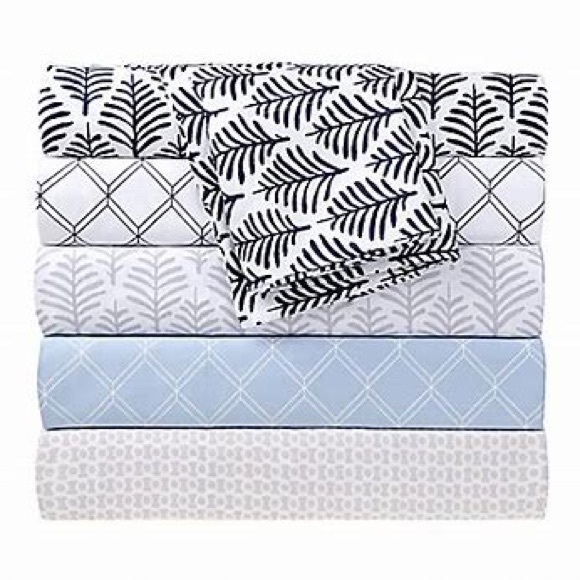 everhome Bedding Everhome Ultimate Sateen Diamond Print Queen Flat